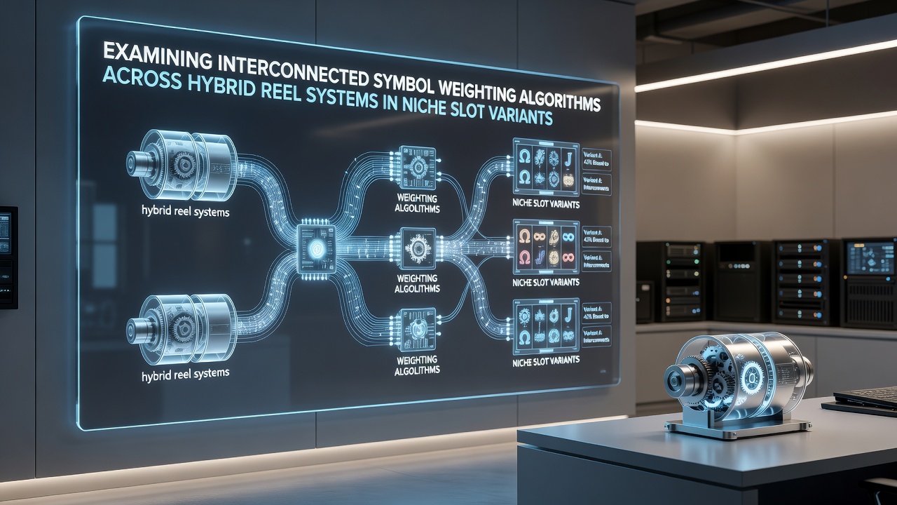 Hybrides Walzensystem mit vernetzten Symbolgewichtungsalgorithmen in einer Nischen-Slot-Variante