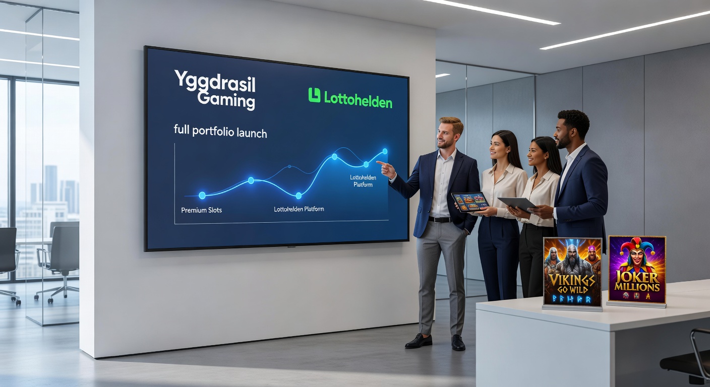 Screenshot eines Yggdrasil-Slots auf Lottohelden.de, zeigt dynamische Gameplay-Features und deutsche Benutzeroberfläche